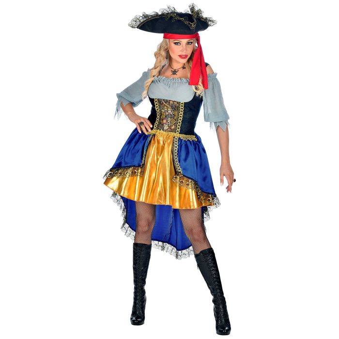 Piratenkapitän Kleid Kostüm für Damen