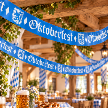 Oktoberfest Dekorationsbänder 500x8 cm