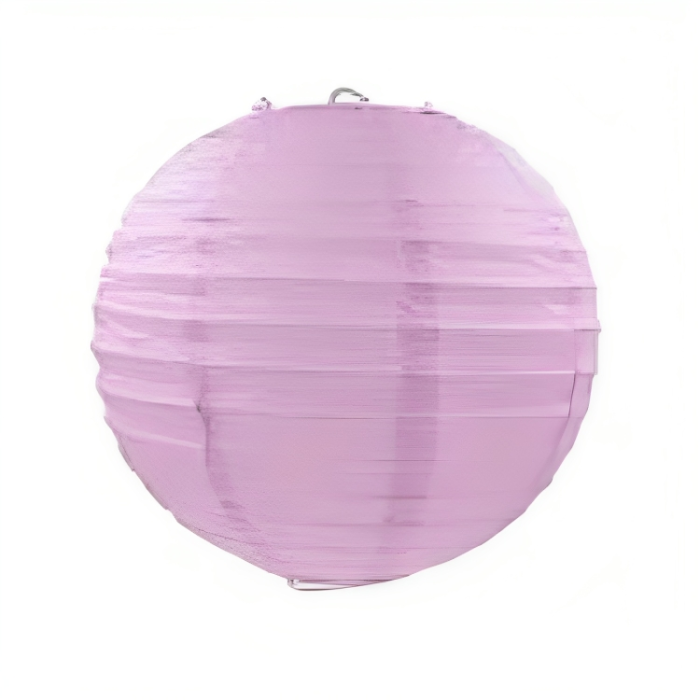 Pastell lila Papierlaterne 40 cm