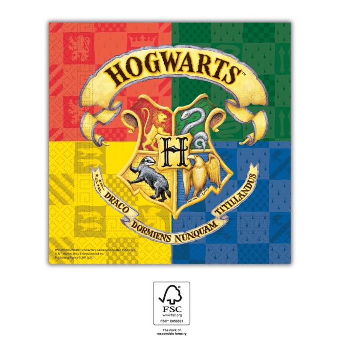 Harry Potter® Servietten 20x - 33x33 cm