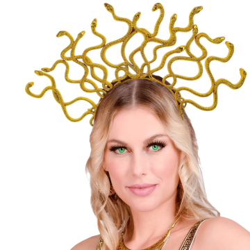 Medusa Gold Haarband