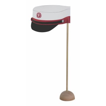 Rote Studentenmütze Tischflagge 6x - 5,5 x 6 cm