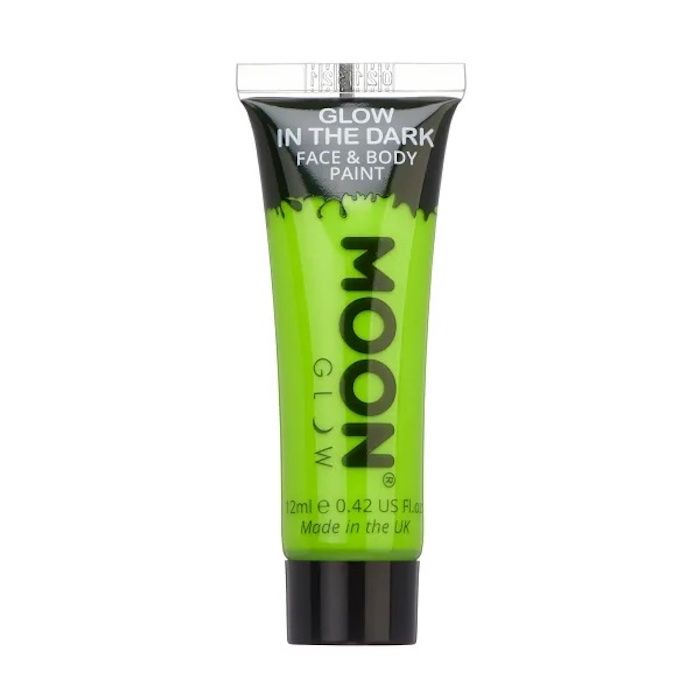 Selbstleuchtende Gesicht- und Körperfarbe Grün 12 ml Moon Creations