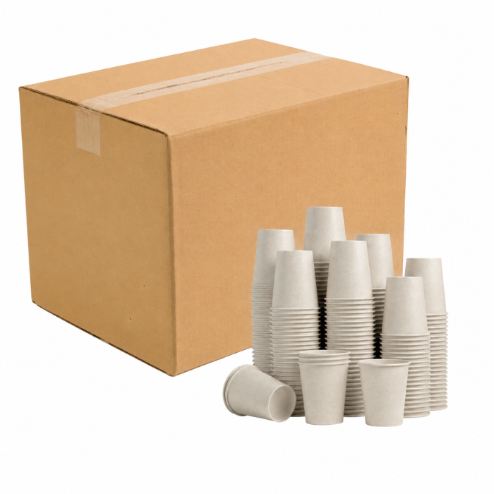 270 ml Kaffeebecher 1000x Einweg Bambusbecher