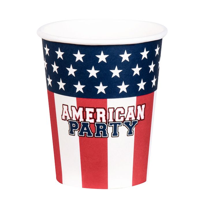 USA Papbecher 10x - 21 cl