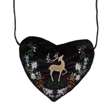 Oktoberfest Tasche Herz m. Hirsch - Einheitsgröße