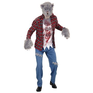 Blutiges Werwolf-Kostüm für Herren