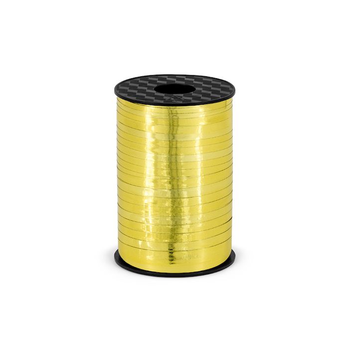 Geschenkband metallisch gold 225 m.