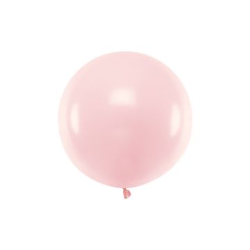 Pastell zartrosa Ballon - Ø60 cm