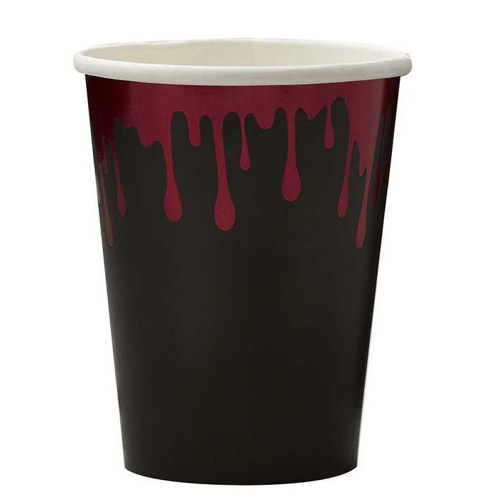 Blutige Becher 5x - 8 x 9,5 cm