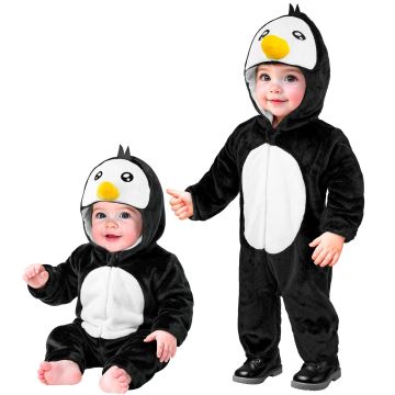 Pinguinkostüm für Babys in Schwarz