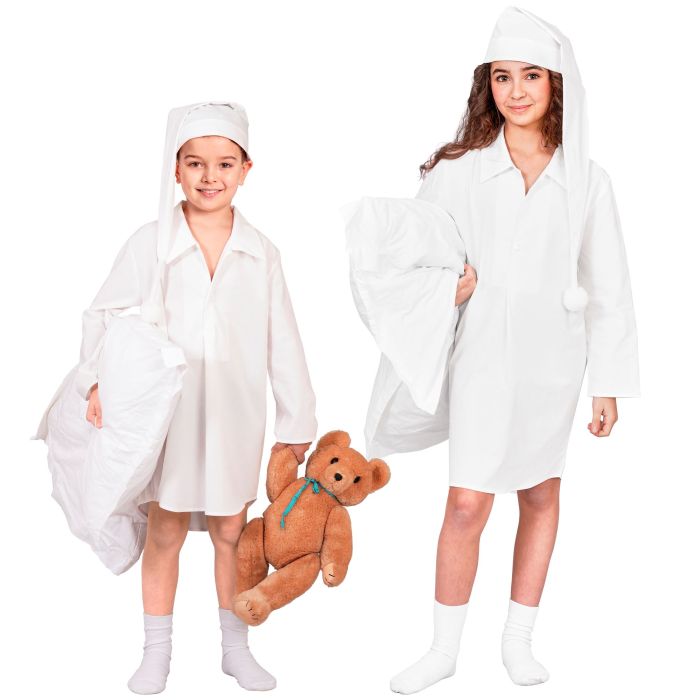 Schlafshirt mit Schlafmütze für Kinder