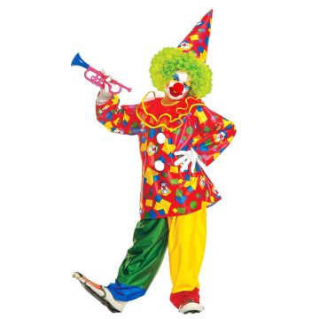 Lustiges Clownkostüm mit Hut für Kinder