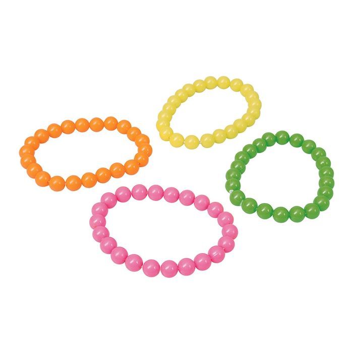 UV Perlenarmbänder Set 4x