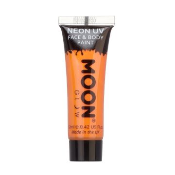 Intensive Neon-UV-Gesichts- und Körpermalfarbe 12 ml Moon Creations orange