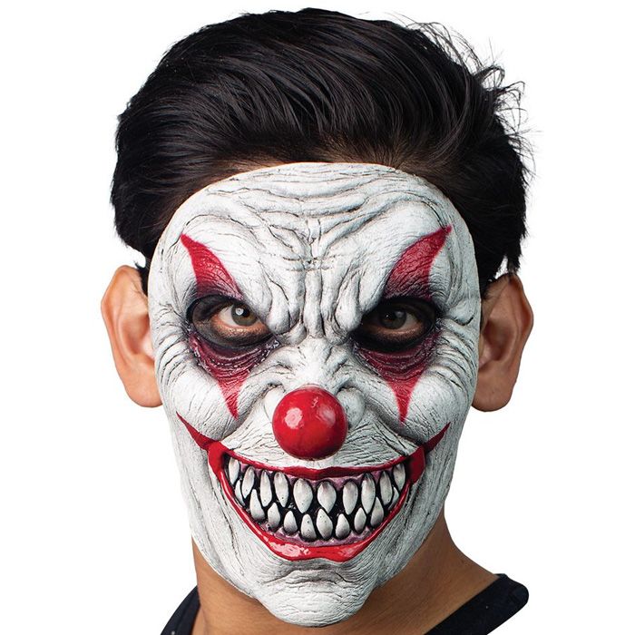 Gruselige freche Clownsmaske