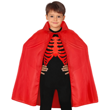 Roter Umhang für Kinder - 90 cm