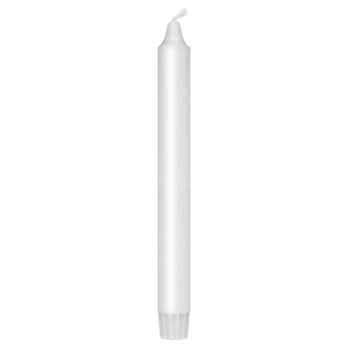 Stabkerze weiß 8x - 24 cm