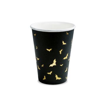 Halloween-Becher Fledermaus 6x