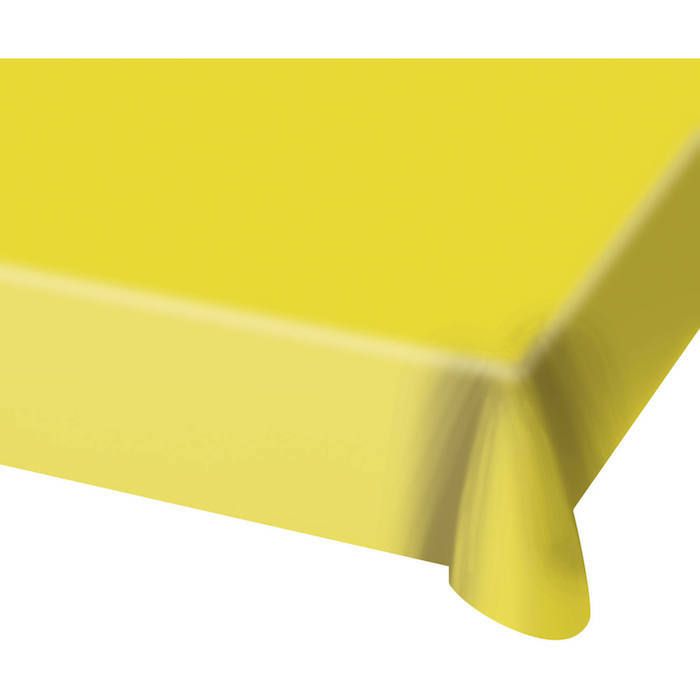 Gelbe Plastikdecke - 130x180 cm