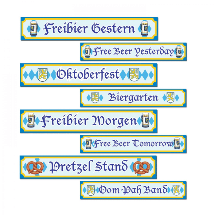 Oktoberfest Wegweiser - 10x60 cm