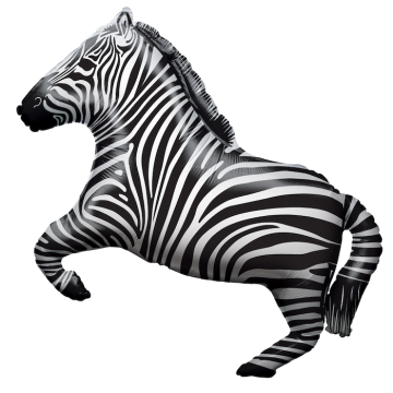 Zebra Folienballon - 70 cm