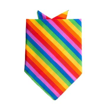 Bandana mit Regenbogenmotiv 55x55 cm