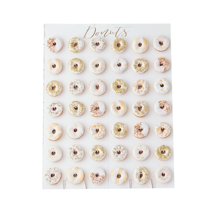 Holz-Donut-Ständer mit Platz für 42 Donuts
