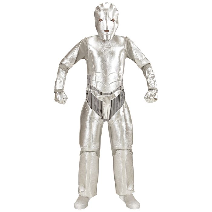 SPACE INVADER (Latzhose, Maske) Silber