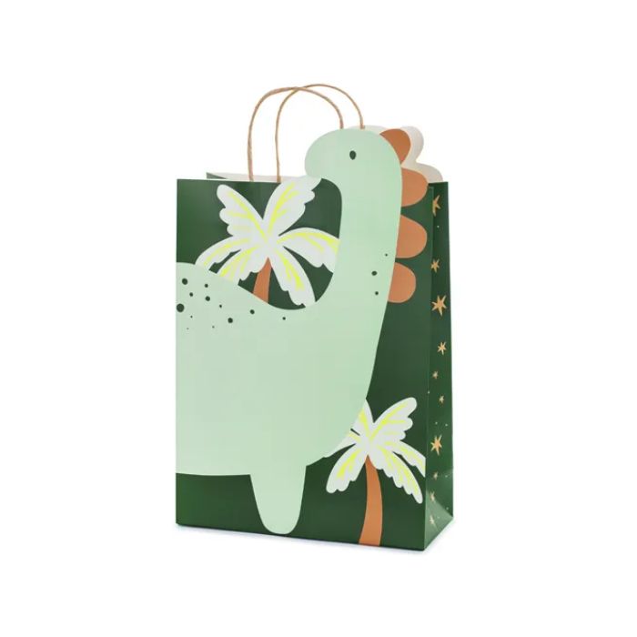 Geschenktüte mit Dinosaurier-Motiv 10x24x37 cm