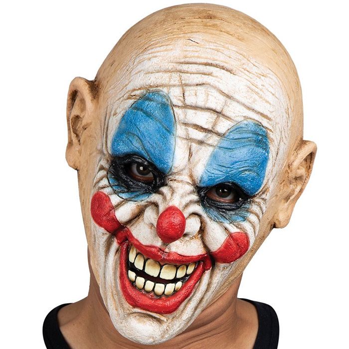Unheimlich bizarre Clownmaske