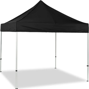 Outdoor starker Pavillon 3x3 m schwarz - 19,5 kg