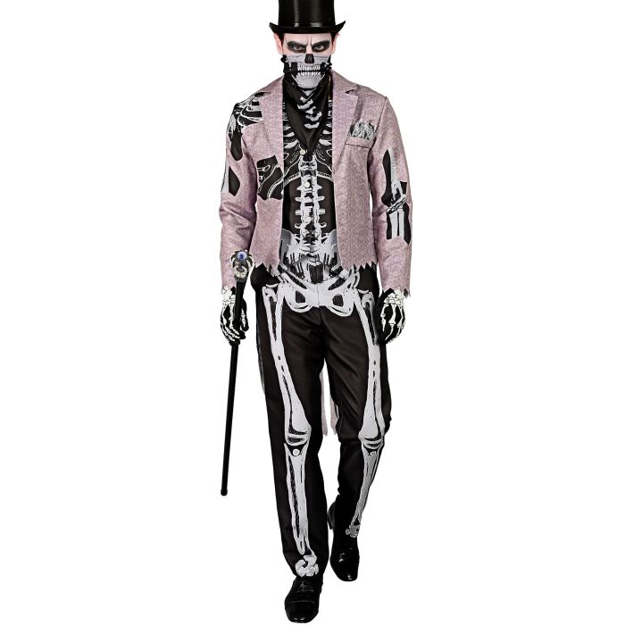 Skeletbrudgom Kostüm für Männer