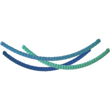 Crepe-Girlanden Pastellblau 3x - 3m