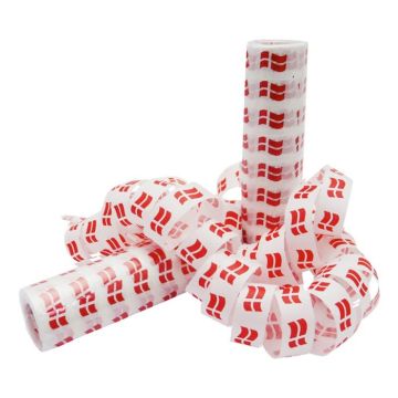 Serpentinen Dannebrog 2x - 4 m