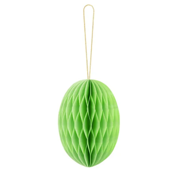 Grünes Waben-Osterei - 12 cm
