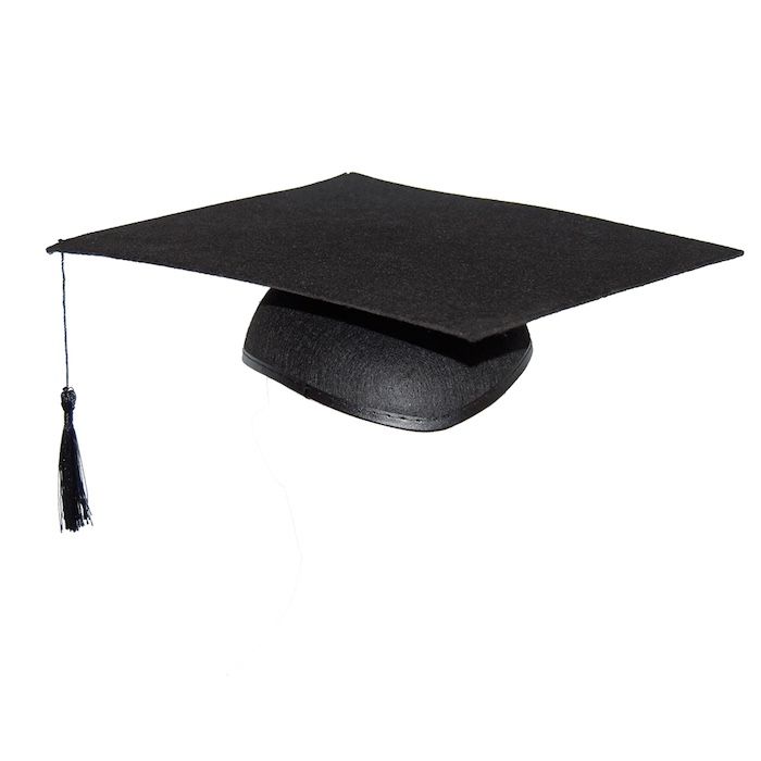 Amerikanischer Absolventenhut und Studierendenmütze