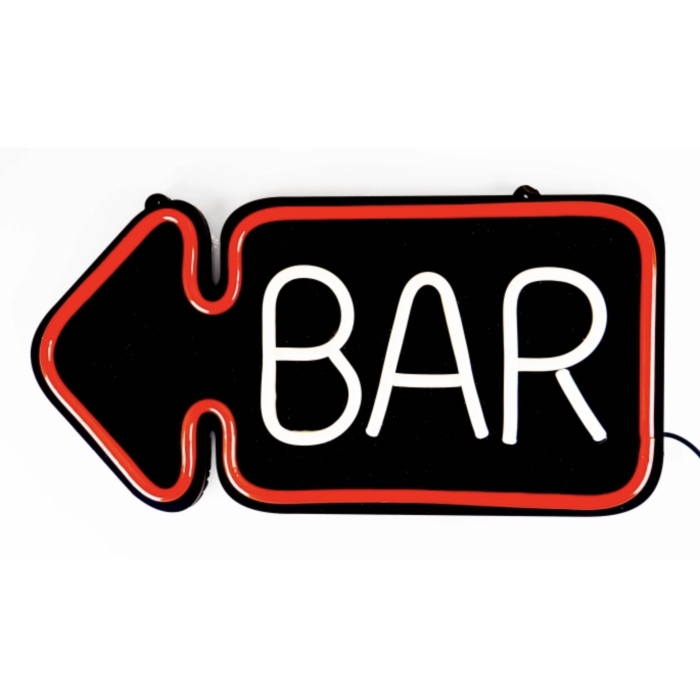 Neon Bar Schild - 50x24x2,5 cm
