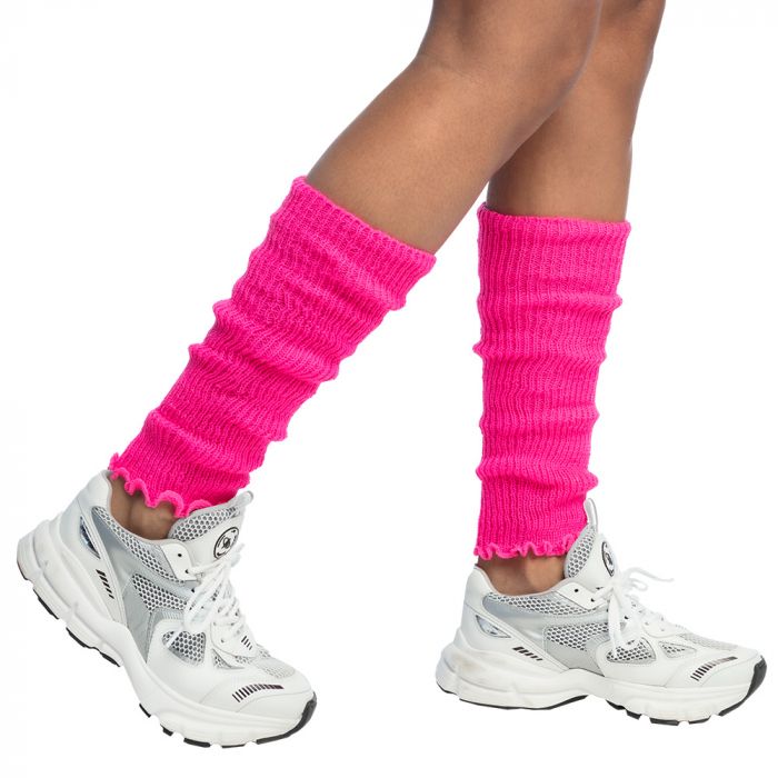 Beinwärmer in Neonpink