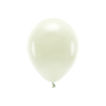 Pastellcremefarbene Ballons 10x - 30 cm