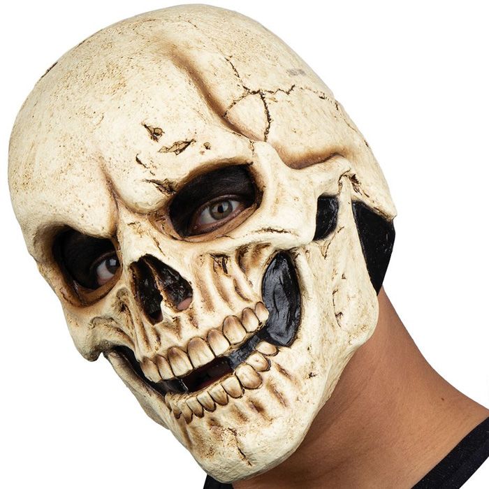 Gruselige Skelettmaske