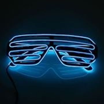 Blaue LED-Brillen