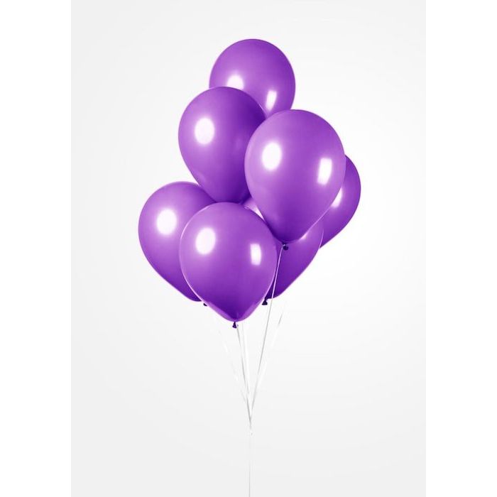 Lila Ballons 100x - 30cm