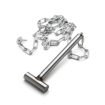 Schlag den Nagel Set aus Edelstahl