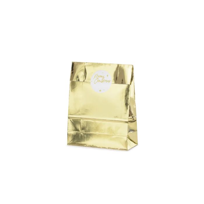 Geschenktüte frohe Weihnachten gold 3x 25x38x11cm