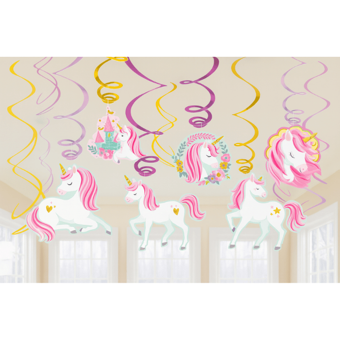 Einhorn Wirbel 12x - 61 cm