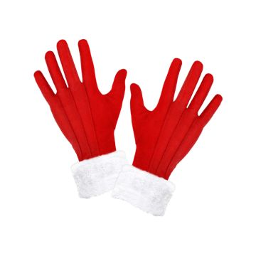 Weihnachtsmann-Handschuhe rot