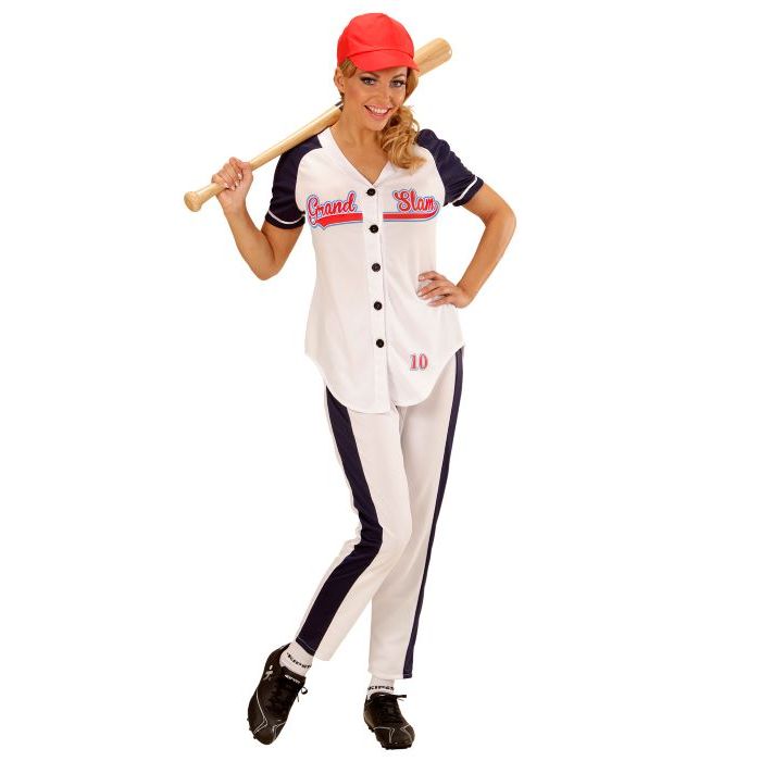 Baseball-Kostüm für Frauen - 3 Teile