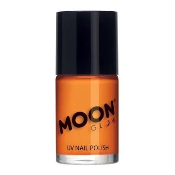 Neon UV Nagellack Intensiv Orange 14 ml Moon Creations 