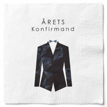 Servietten Jahr Konfirmand Junge 20x Det Gamle Apotek